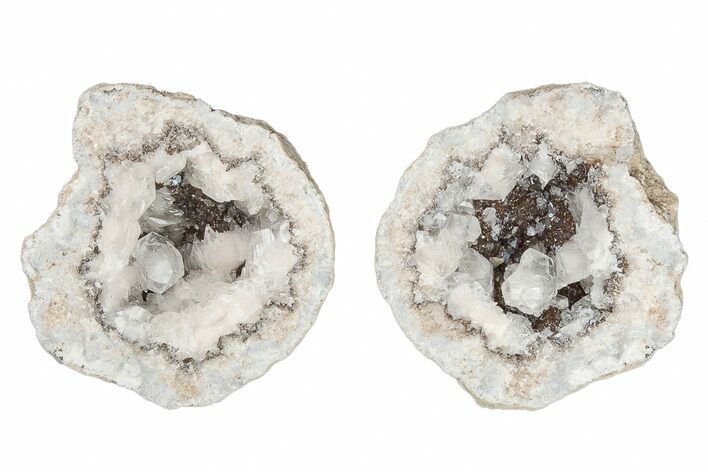 Keokuk Geode with Calcite Crystals - Missouri #203779